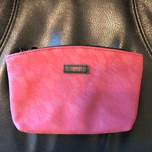 IPSY Make Up Bag Burgundy Lace Color